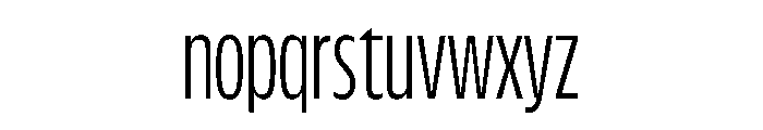 FLScienceSans TightLight Font LOWERCASE