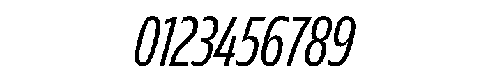 FLScienceSans TightRegularItalic Font OTHER CHARS