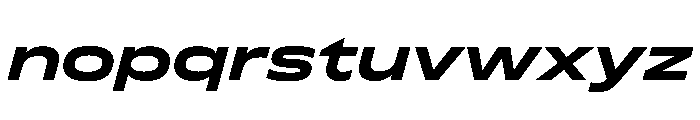 FLScienceSans WideBoldItalic De89a389 Font LOWERCASE