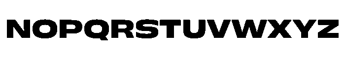 FLScienceSans WideDark Font UPPERCASE