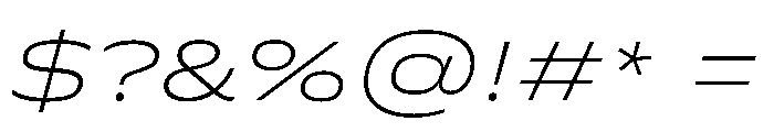 FLScienceSans WideFineItalic E0bfeff7 Font OTHER CHARS
