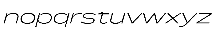 FLScienceSans WideFineItalic E0bfeff7 Font LOWERCASE
