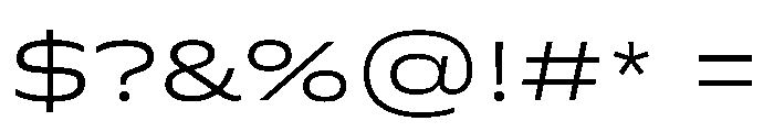 FLScienceSans WideLight Font OTHER CHARS