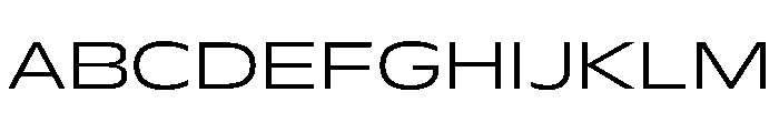 FLScienceSans WideLight Font UPPERCASE