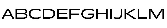 FLScienceSans WideRegular Font UPPERCASE