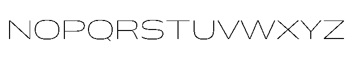 FLScienceSans WideThin Instance Font UPPERCASE