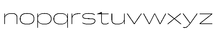 FLScienceSans WideThin Instance Font LOWERCASE