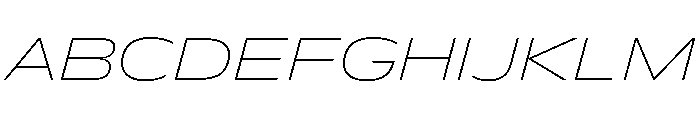 FLScienceSans WideThinItalic C6ecfe86 Font UPPERCASE