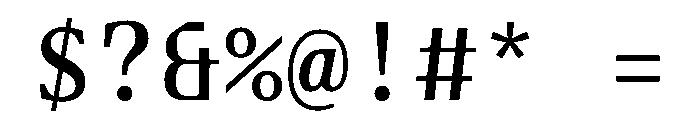 Fleya MonoLight Font OTHER CHARS