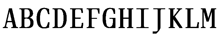 Fleya MonoLight Font UPPERCASE