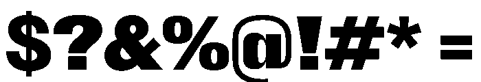 FlightCenterGothic Bold Font OTHER CHARS