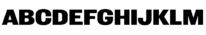 FlightCenterGothic Bold Font UPPERCASE