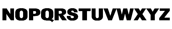 FlightCenterGothic Bold Font UPPERCASE
