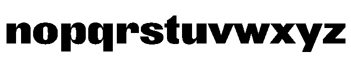 FlightCenterGothic Bold Font LOWERCASE
