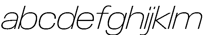 FlightCenterGothic ThinItalic FONT
