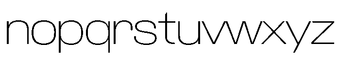 FlightCenterGothic Thin Font LOWERCASE