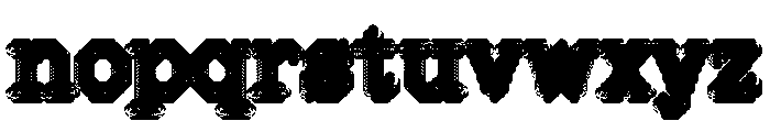 FlorDeRuina Fractura Font LOWERCASE