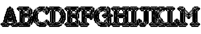 FlorDeRuina Ruina Font UPPERCASE