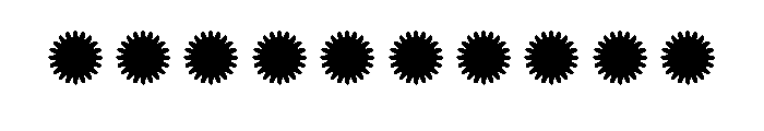 Flora Seed Font OTHER CHARS