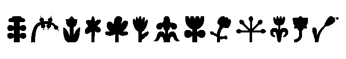 Flora Seed Font UPPERCASE