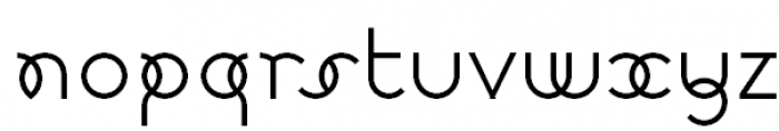 Flox Regular Font LOWERCASE