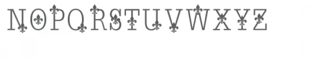 fleur de lis font Font UPPERCASE