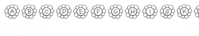 flower power font Font UPPERCASE