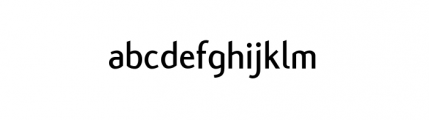 Flux Bold Font LOWERCASE