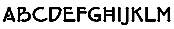 FLW Eaglefeather Black Font UPPERCASE