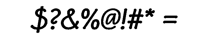 FLW Eaglefeather Bold Italic Font OTHER CHARS