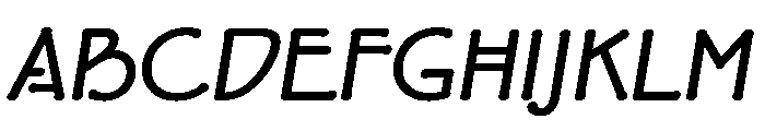 FLW Eaglefeather Bold Italic Font UPPERCASE