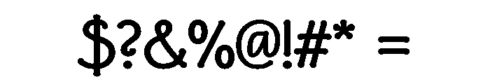 FLW Eaglefeather Bold Font OTHER CHARS