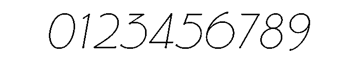 FLW Eaglefeather Hairline Italic Font OTHER CHARS