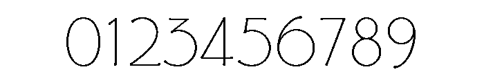 FLW Eaglefeather Hairline Font OTHER CHARS