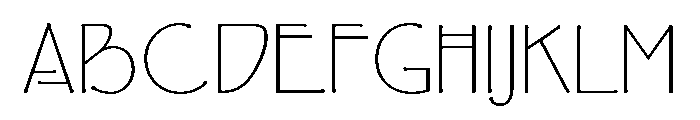 FLW Eaglefeather Hairline Font UPPERCASE