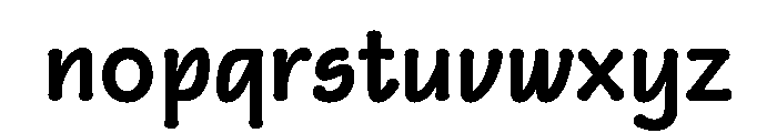 FLW Eaglefeather Informal Black Font LOWERCASE