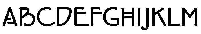 FLW Eaglefeather Informal Bold Font UPPERCASE