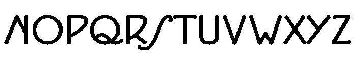 FLW Eaglefeather Informal Bold Font UPPERCASE