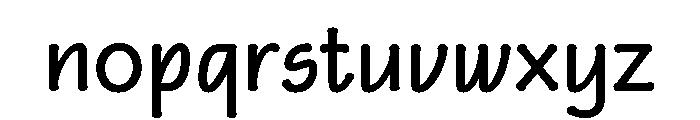 FLW Eaglefeather Informal Bold Font LOWERCASE