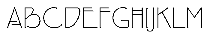 FLW Eaglefeather Informal Hairline Font UPPERCASE