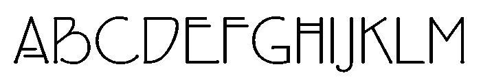FLW Eaglefeather Informal Light Font UPPERCASE