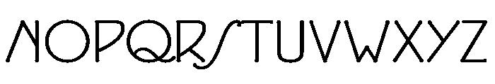 FLW Eaglefeather Informal Regular Font UPPERCASE
