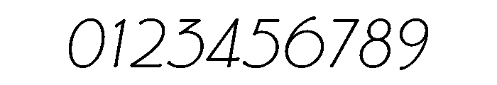 FLW Eaglefeather Light Italic Font OTHER CHARS