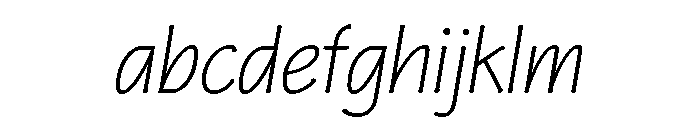 FLW Eaglefeather Light Italic FONT
