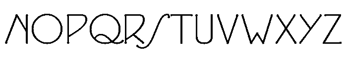 FLW Eaglefeather Light Font UPPERCASE