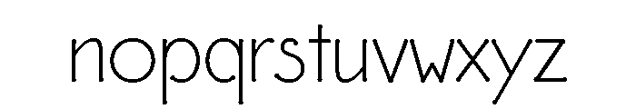 FLW Eaglefeather Light Font LOWERCASE