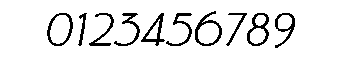 FLW Eaglefeather Regular Italic Font OTHER CHARS