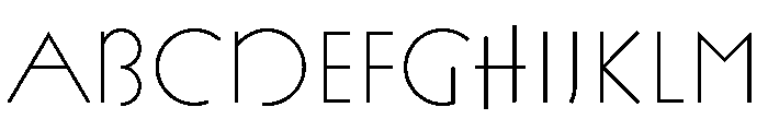 FLW Exhibition Light FONT