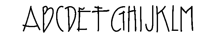 FLW Midway Two Font UPPERCASE