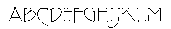 FLW Terracotta Regular Font UPPERCASE